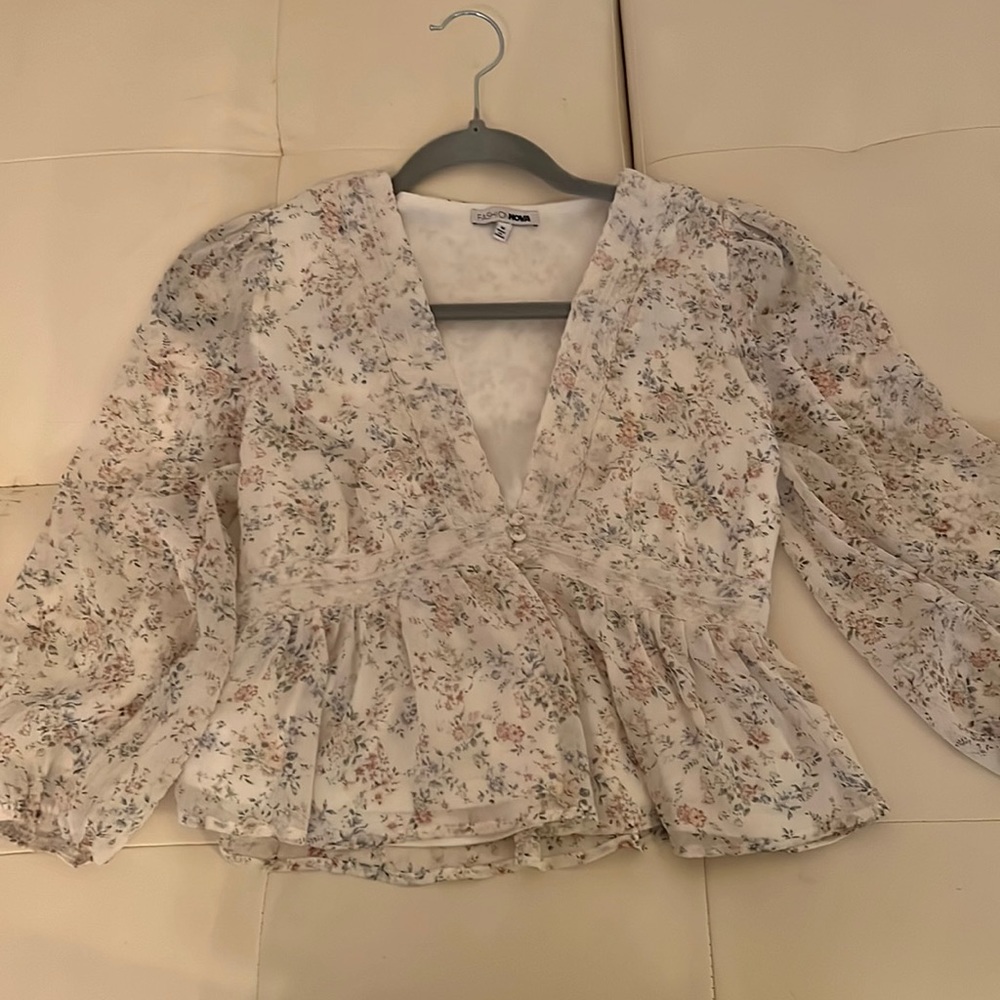 Cute floral blouse